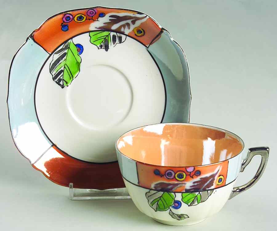 GCA19 Flat Cup & Saucer Set by Gold Castle-1