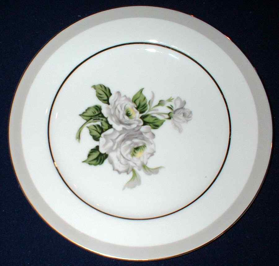 First Love (Gold Trim) Dinner Plate by Gold China-1