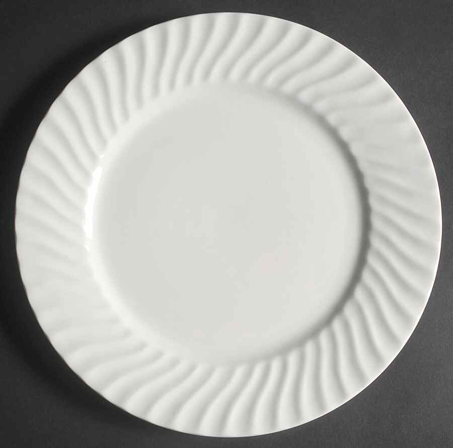 Regent White Dinner Plate by Gourmet Expressions-1