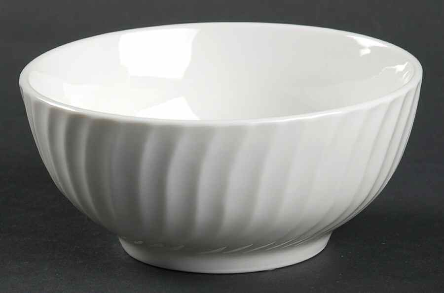 Regent White Fruit/Dessert (Sauce) Bowl by Gourmet Expressions-1