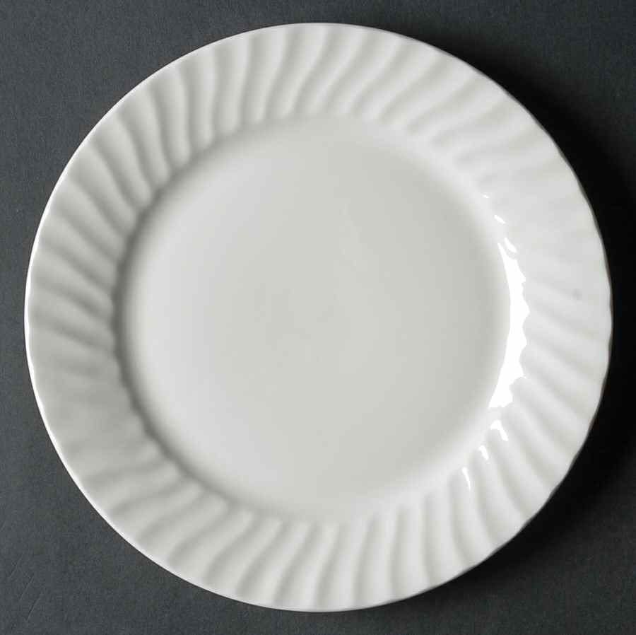 Regent White Salad/Dessert Plate by Gourmet Expressions-1