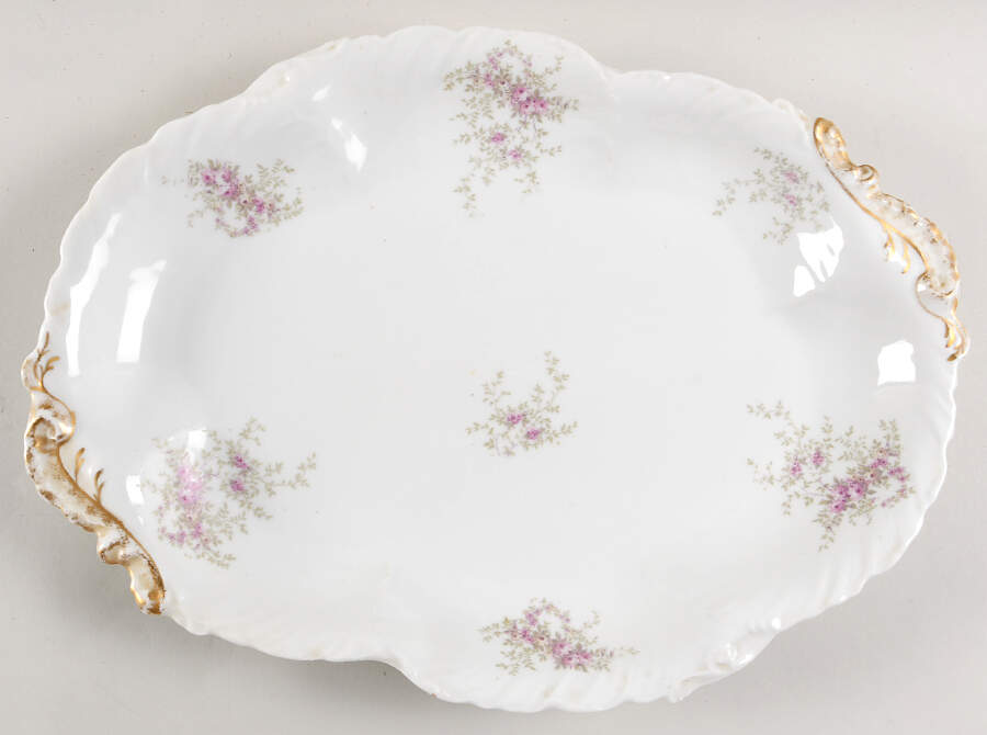 GUE601 16" Oval Serving Platter by WM Guerin-1