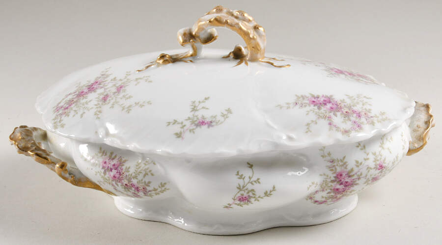 GUE601 Oval Covered Vegetable by WM Guerin-1