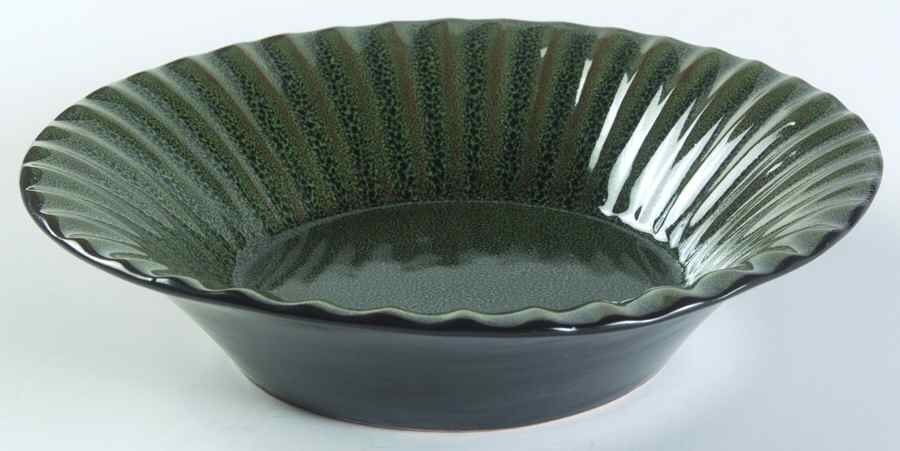 Cisterna Green Soup/Cereal Bowl by Gibson Designs-1