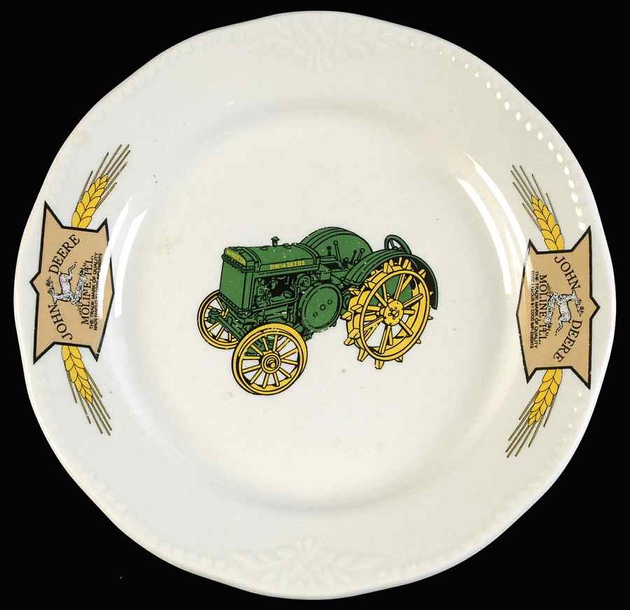 John Deere Timeless (Yellow Logo) Salad Plate by Gibson Designs-1
