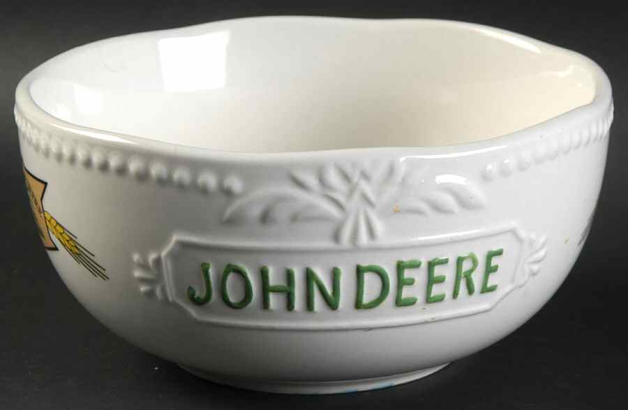 John Deere Timeless (Yellow Logo) Soup/Cereal Bowl by Gibson Designs-1