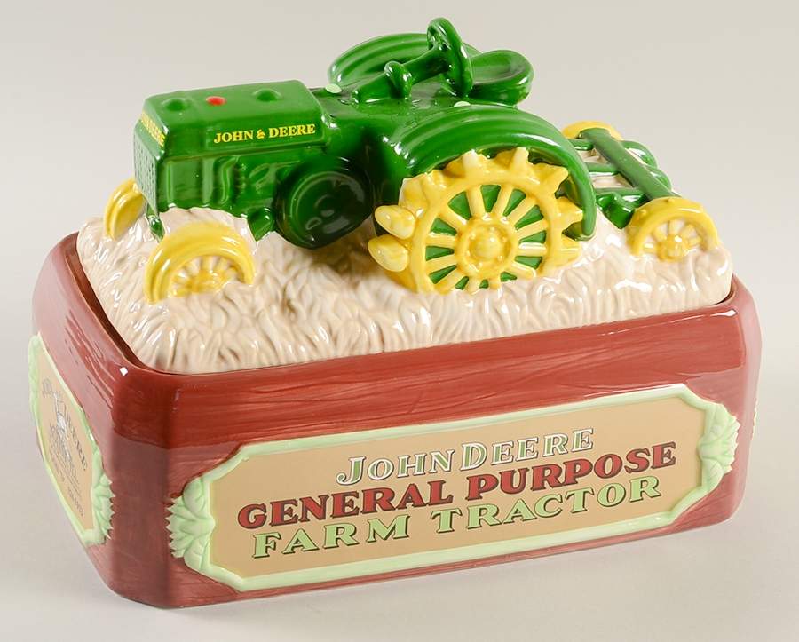 John Deere Timeless (Yellow Logo) Figural Cookie Jar & Lid by Gibson Designs-1