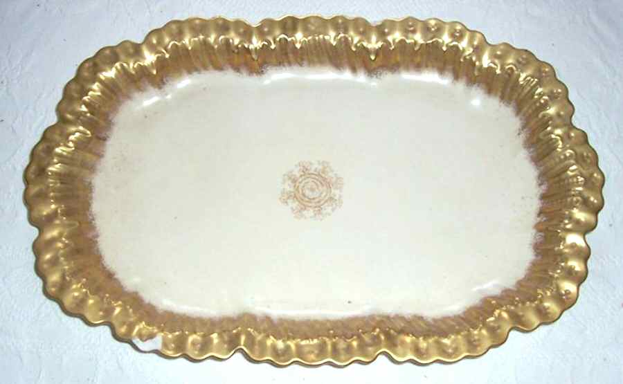 GUE604 18" Oval Serving Platter by WM Guerin-1
