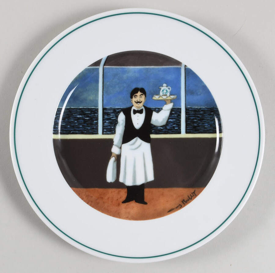 Crystal Cruises Collection Salad Plate by Guy Buffet-1