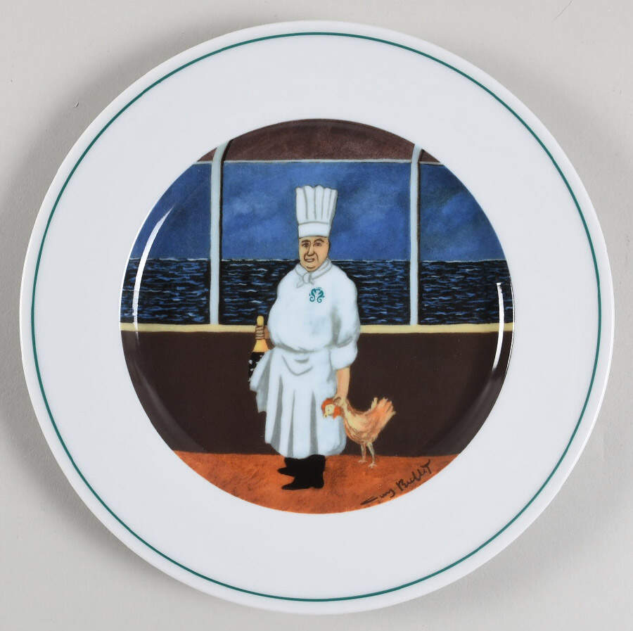 Crystal Cruises Collection Salad Plate by Guy Buffet-1