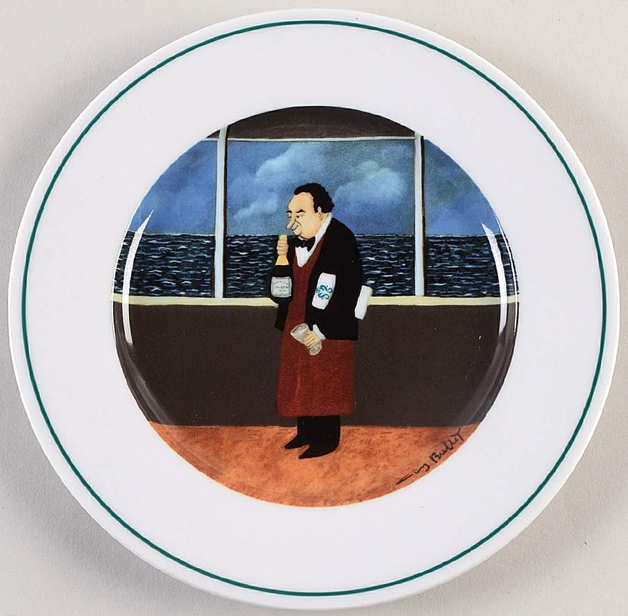 Crystal Cruises Collection Salad Plate by Guy Buffet-1