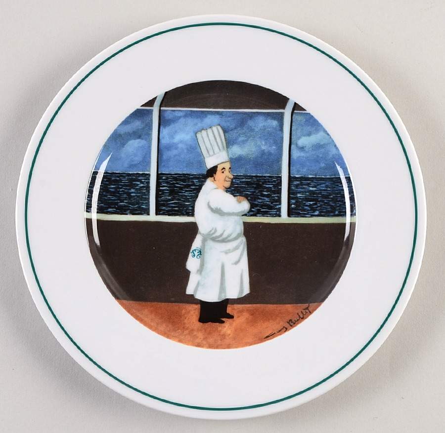 Crystal Cruises Collection Salad Plate by Guy Buffet-1