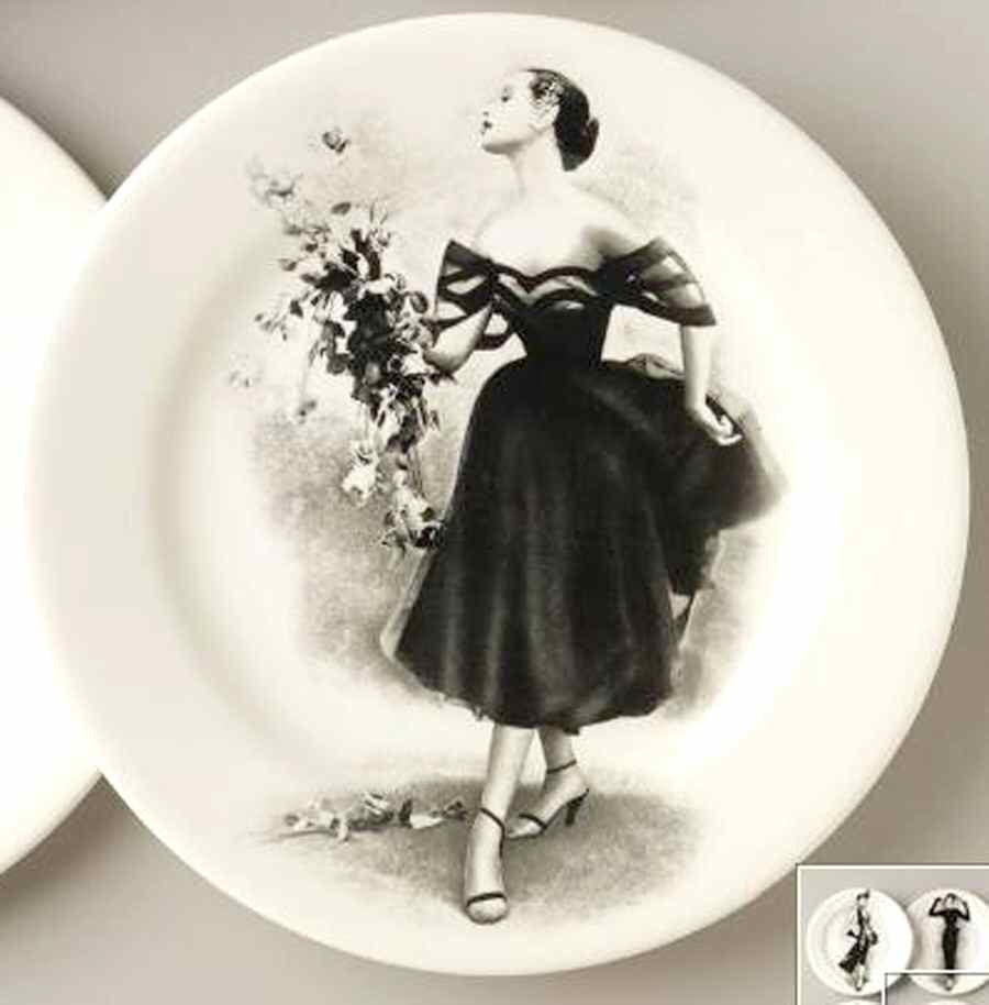 Fashion Salad/Dessert Plate by Faiencerie De Gien-1