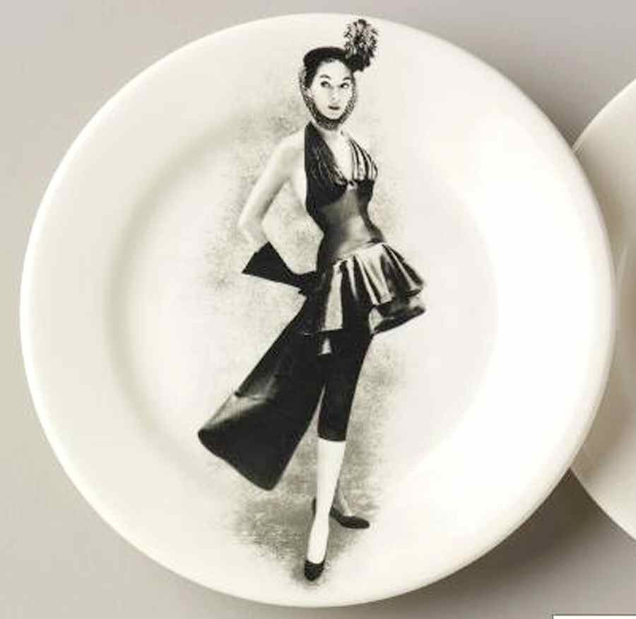 Fashion Salad/Dessert Plate by Faiencerie De Gien-1