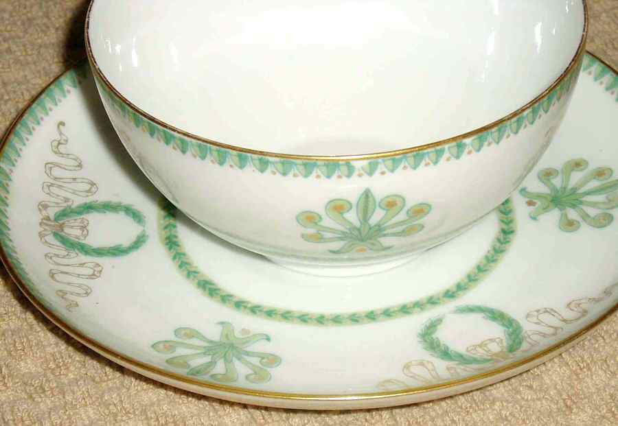 GUE609 Flat Cup & Saucer Set by WM Guerin-1