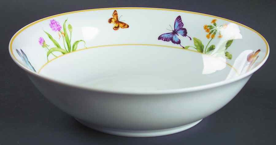 Butterfly Menagerie 9" Round Serving Bowl by Gorham-1