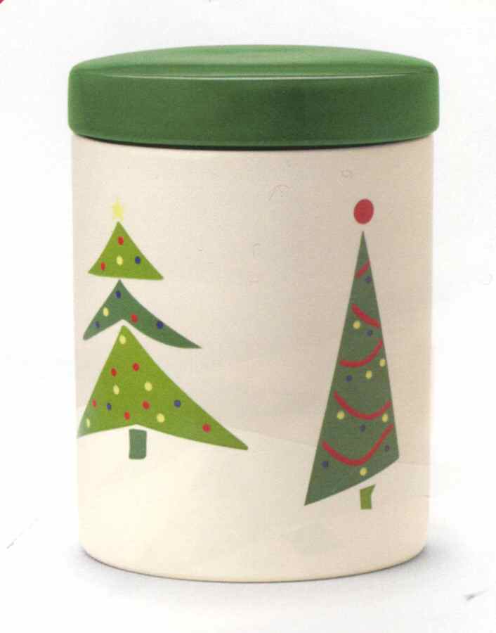 Christmas Splendor Treat Jar & Lid by Gorham-1