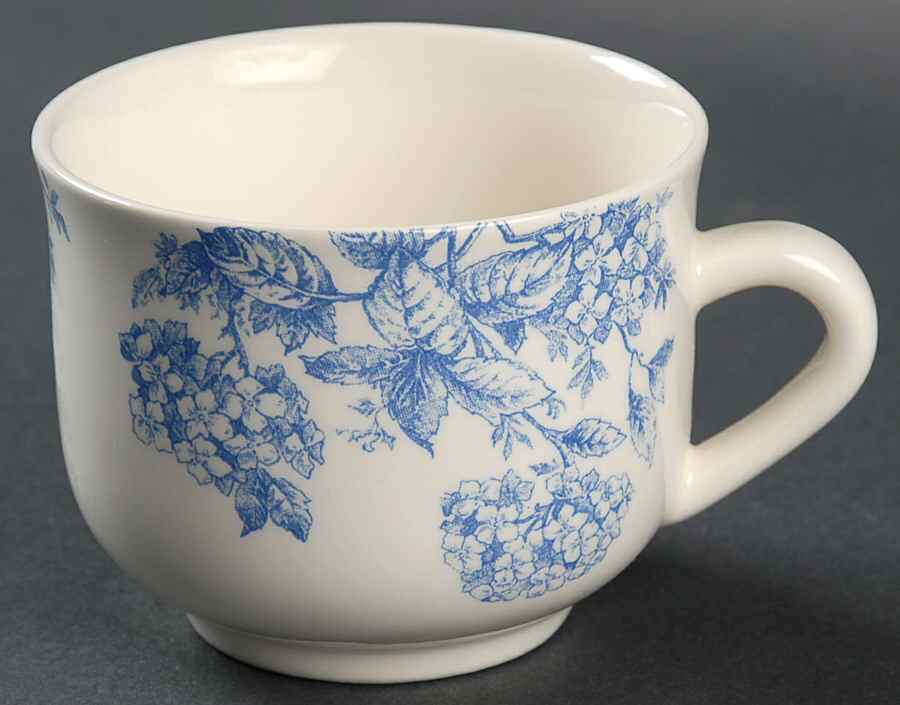Hortensia Flat Cup by Faiencerie De Gien-1