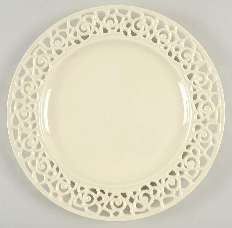 Cream Lace Cake Plate by Godinger-1