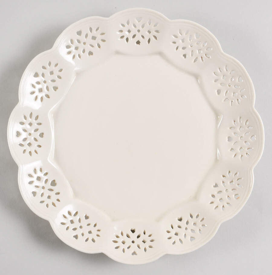 Cream Lace Cake Plate by Godinger-1