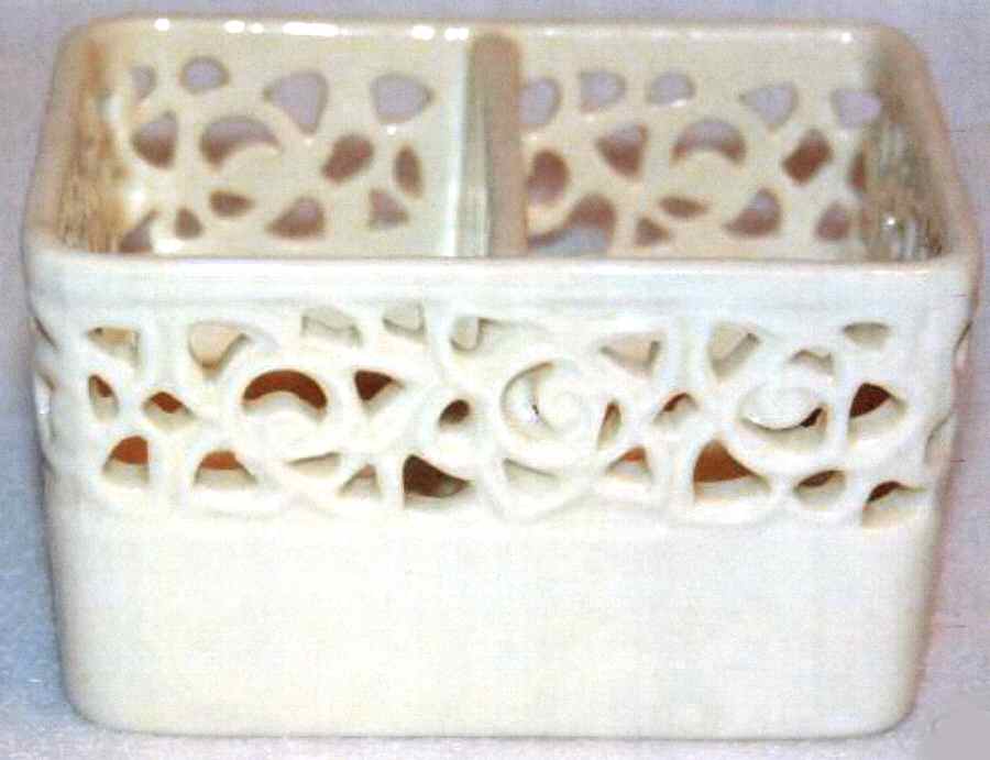 Cream Lace Sweetener Holder by Godinger-1