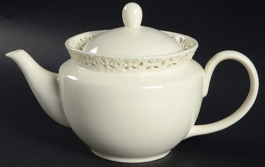 Regal Cream Teapot & Lid by Godinger-1