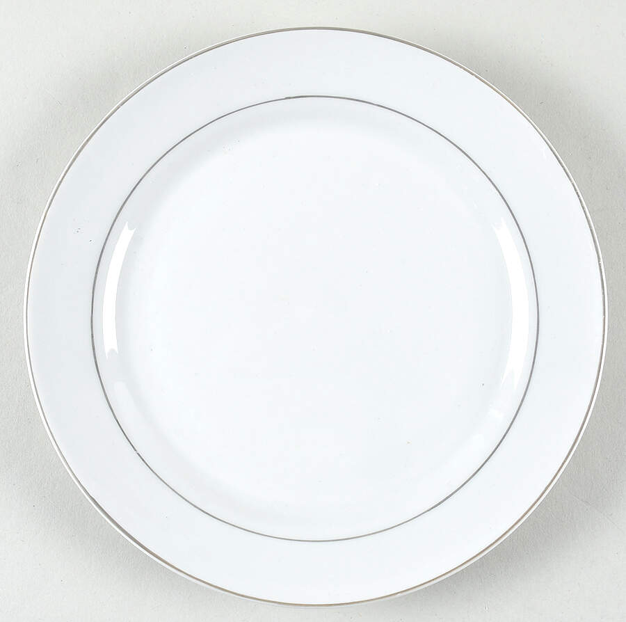 Platinum Prestige Dessert/Pie Plate by Gibson Designs-1