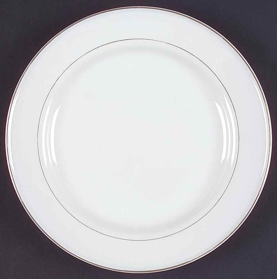 Platinum Prestige Dinner Plate by Gibson Designs-1
