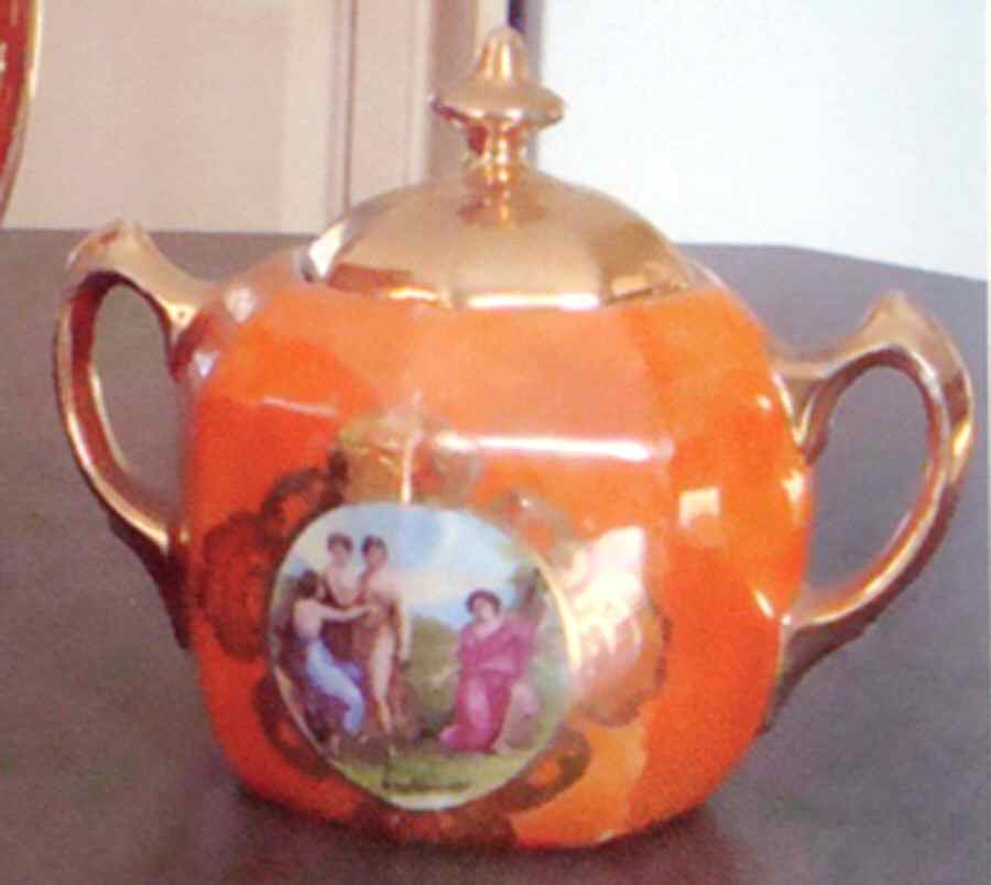 GMY185 Sugar Bowl & Lid by Germany-1