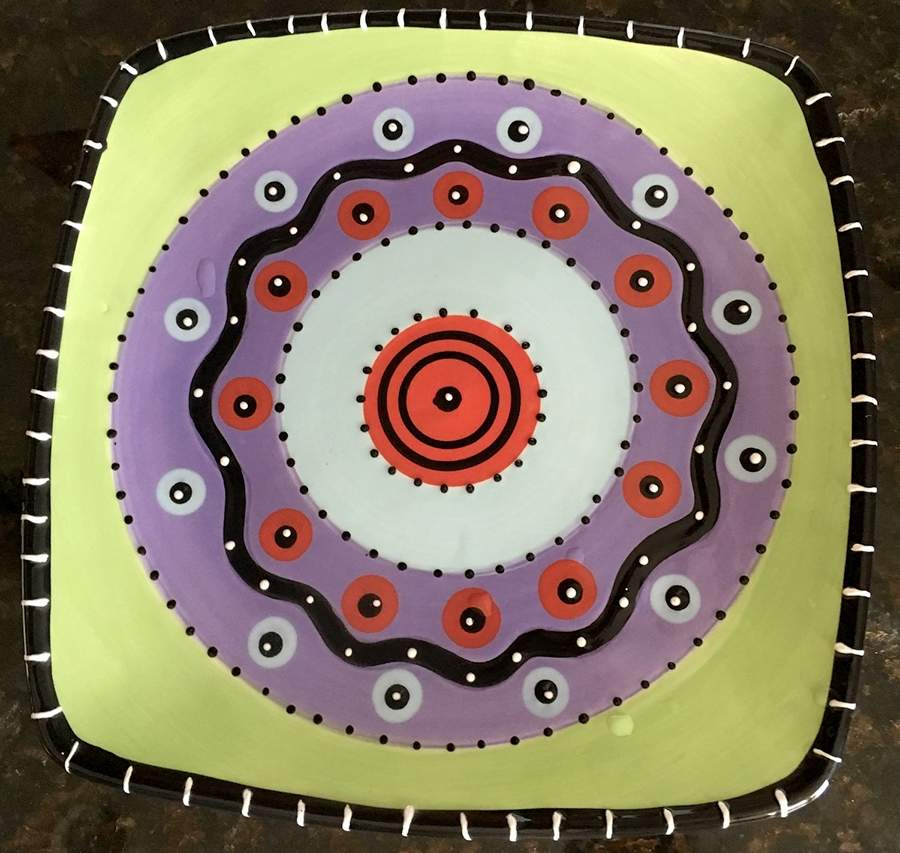 GAN25 Salad Plate by Ganz-1