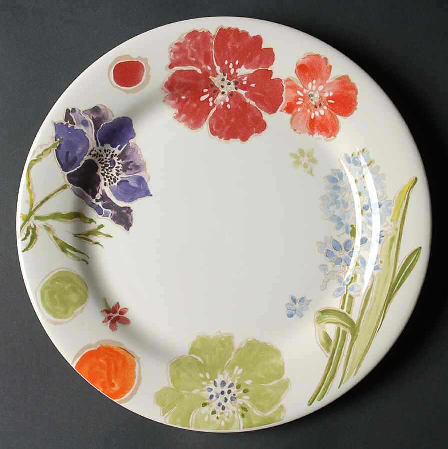 Jacinthe Dinner Plate by Faiencerie De Gien-1