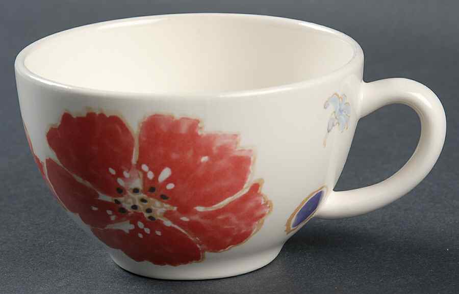 Jacinthe Flat Cup by Faiencerie De Gien-1