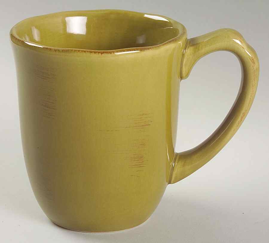 Flora Olive Green Mug by Gibson Designs-1