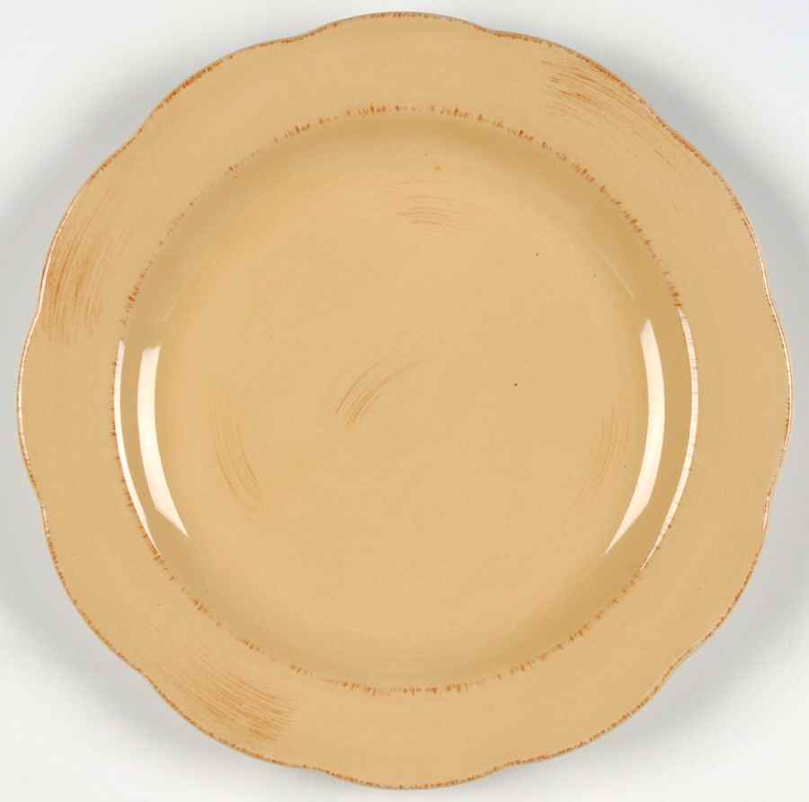 Flora Cream Dinner Plate by Gibson Designs-1