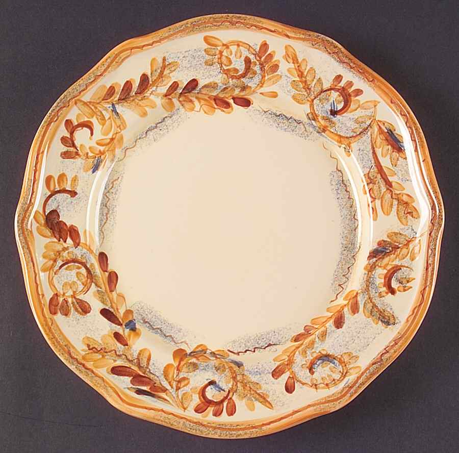 Vendange Terra Cotta Dinner Plate by Gibson Designs-1