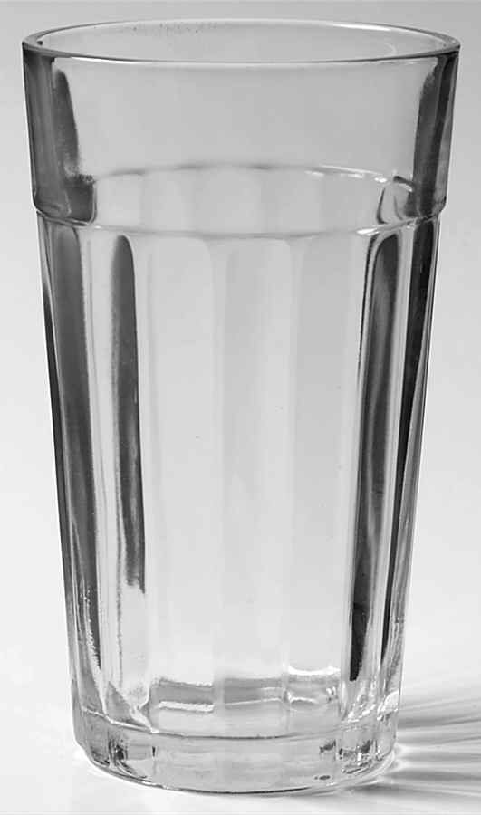 Basic Living Rainbow Black 18 Oz Glassware Tumbler by Gibson Designs-1