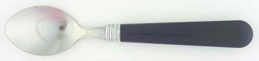 Basic Living Rainbow Black Teaspoon by Gibson Designs-1
