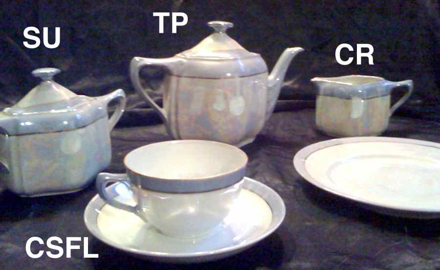 GMY187 Flat Cup & Saucer Set by Germany-1