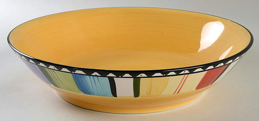 Fandango 13" Round Serving Bowl by Gibson Designs-1