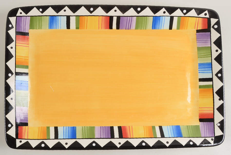 Fandango 17" Rectangular Tray by Gibson Designs-1