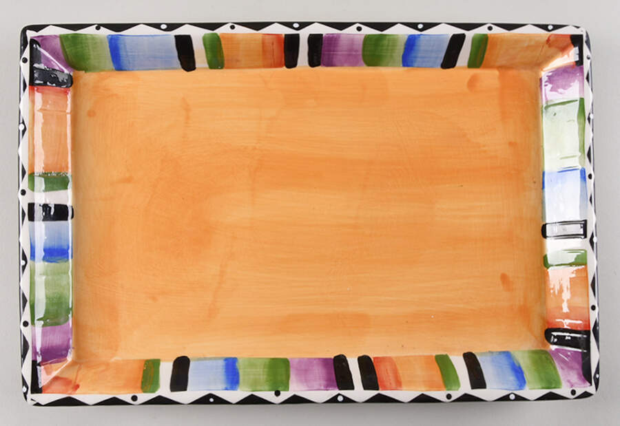 Fandango 15" Rectangular Tray by Gibson Designs-1