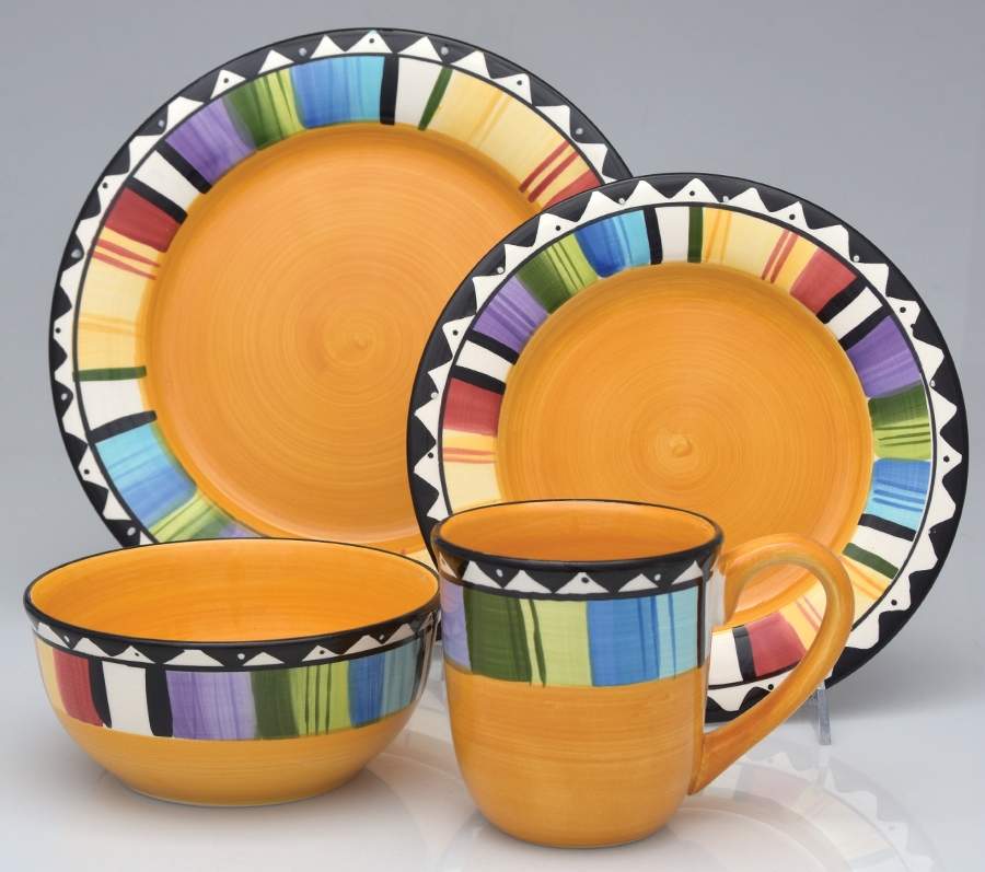 Fandango 16 Piece Set by Gibson Designs-1