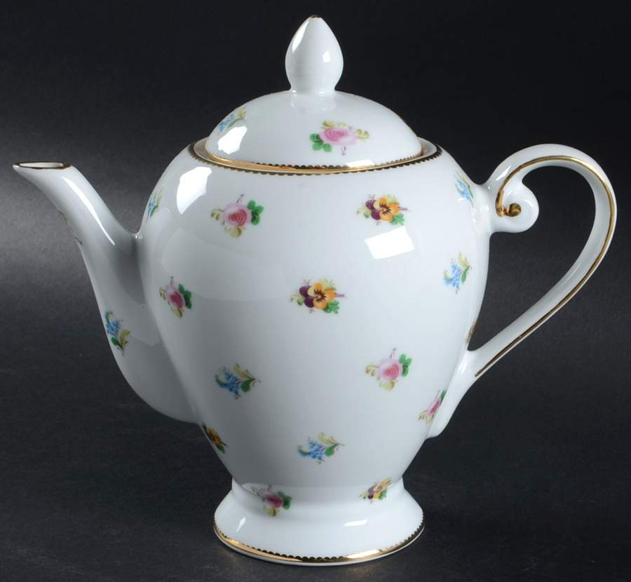 Rosebud Teapot & Lid by Godinger-1