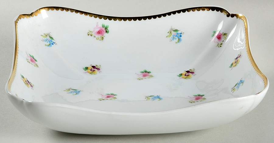Rosebud 7" Square Bowl by Godinger-1