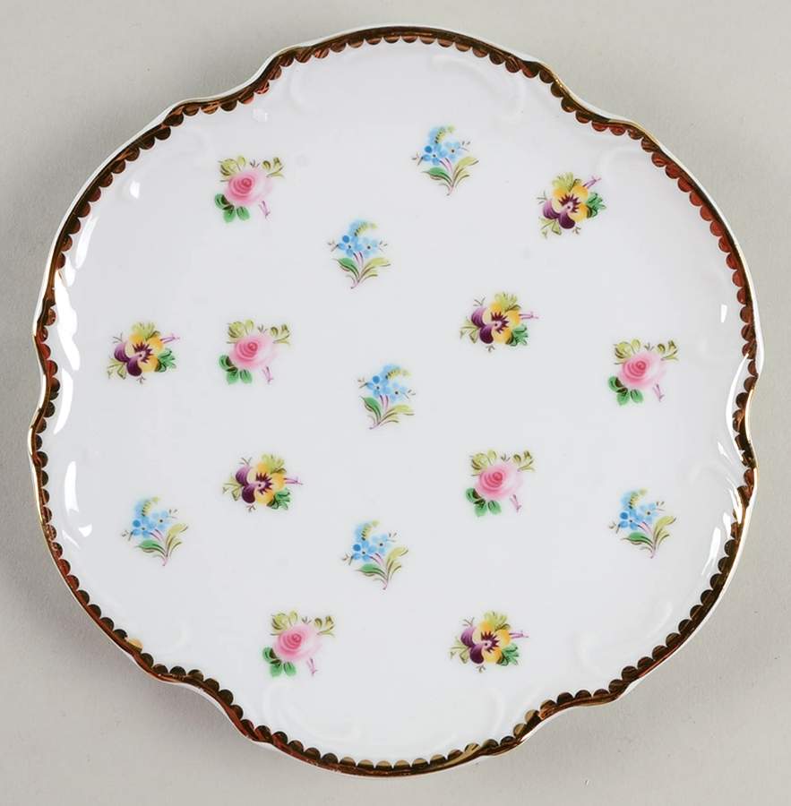 Rosebud Canape Plate by Godinger-1
