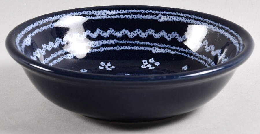Dirndl Blue Coupe Cereal Bowl by Gmundner Austria-1