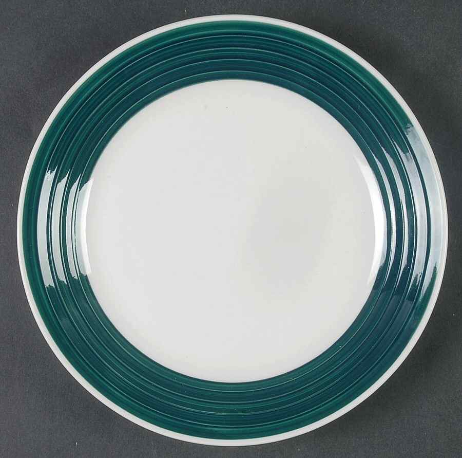 Basic Living IX Sage Green Salad/Dessert Plate by Gibson Designs-1