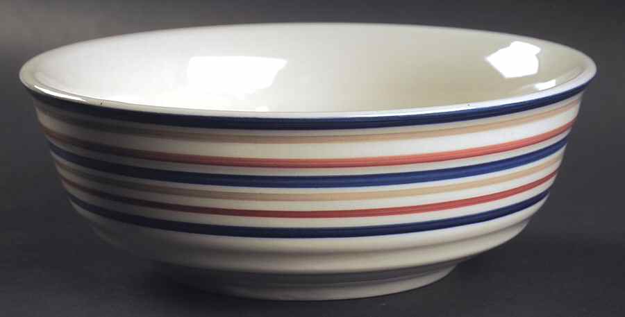 Durastone II Multi Banded Soup/Cereal Bowl by Gibson Designs-1