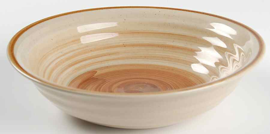 Ocean Dream Brown Soup/Cereal Bowl by Gibson Designs-1