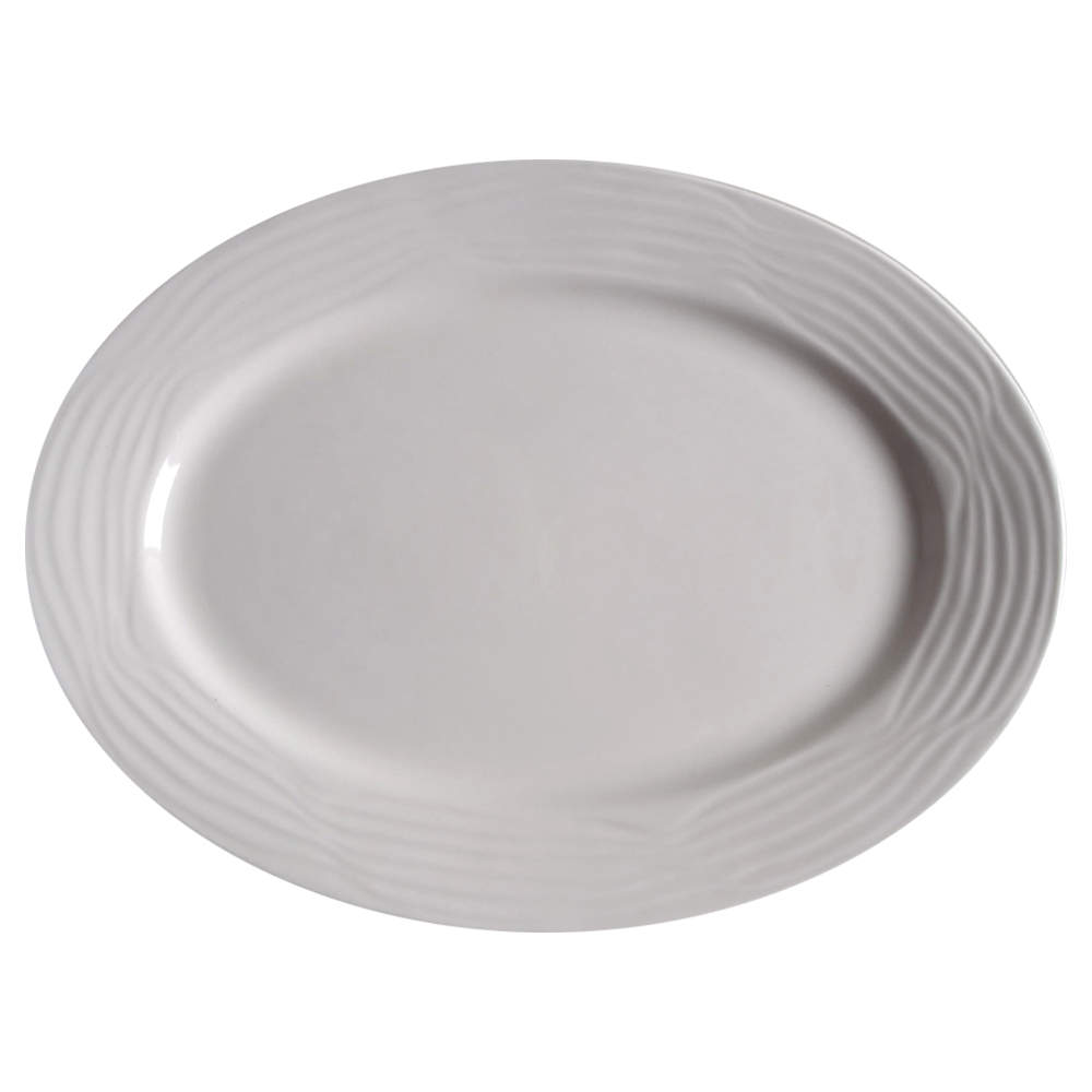 Eventide 14" Oval Serving Platter by Gibson Designs-1